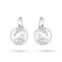 swarovski globe pierced earrings white