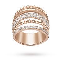 SWAROVSKI Click Wide Ring - Ring Size N