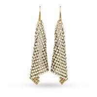 swarovski jewellery ladies pvd gold plated fit earrings