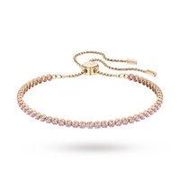 swarovski rose gold plated subtle bracelet medium