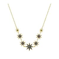 SWAROVSKI Ladies Firework Gold Plated Star Necklaces 5230293