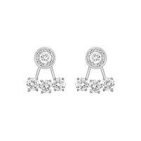 Swarovski Attract Light Round Earring Jackets