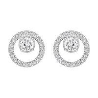 Swarovski Creativity Circle Small Pierced Earrings