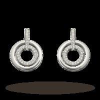 SWAROVSKI Crystal Circle Earrings