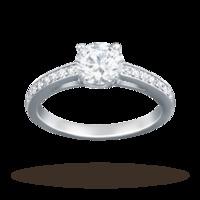 SWAROVSKI Attract Round Ring - Ring Size N