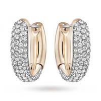 SWAROVSKI Jewellery Ladies\' Pvd Rose Plating Circlet Hoop Earrings