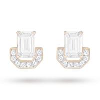 SWAROVSKI Jewellery Ladies\' Rose Gold Plated Gallery Earrings
