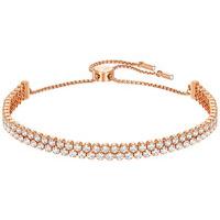 swarovski subtle bracelet white rose gold plated