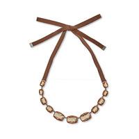 Swarovski Atelier Swarovski by Rosie Assoulin, Jewel-y McHue-y Large Necklace Brown Rhodium-plated