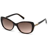 Swarovski Sunglasses, Havana SK0124 52F