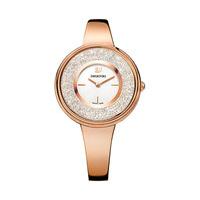 swarovski crystalline pure watch rose gold tone white rose gold plated