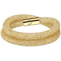 Swarovski Stardust Deluxe Bracelet Orange Gold-plated