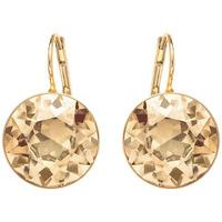 Swarovski Bella Pierced Earrings Orange Gold-plated