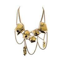Swarovski Jean Paul Gaultier for Atelier Swarovski, Reverse Necklace Brown Gold-plated
