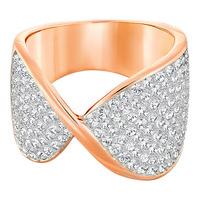 Swarovski Freedom Ring White Rose gold-plated