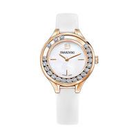 Swarovski Lovely Crystals Mini Watch, White White Rose gold-plated