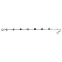 Swarovski Blow Blue Bracelet Dark Multi Rhodium-plated