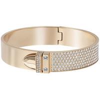 Swarovski Distinct Bangle White Rose gold-plated