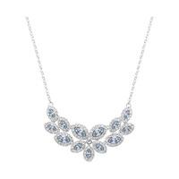 swarovski baron necklace white