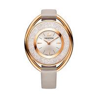 Swarovski Crystalline Oval Rose Gold Tone Watch White Rose gold-plated