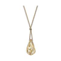 Swarovski Energic Long Pendant Brown