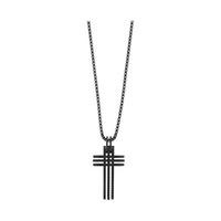 Swarovski Bengal Cross Black Pendant Teal