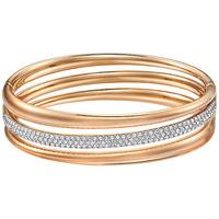 Swarovski Exact Bangle White Rose gold-plated