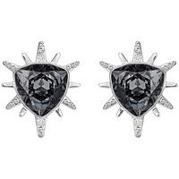 Swarovski Fantastic Pierced Earrings Dark Multi Rhodium-plated