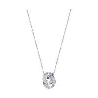 swarovski further pendant white rhodium plated