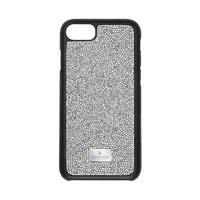 Swarovski Glam Rock Smartphone Case with Bumper, iPhone® 7, Gray Stainless steel