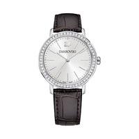 Swarovski Graceful Lady Watch, Brown White Stainless steel