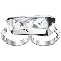 Swarovski Jean Paul Gaultier for Atelier Swarovski, Reverse Ring White Rhodium-plated