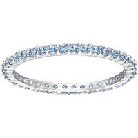 swarovski vittore ring blue rhodium plated