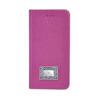 Swarovski Versatile Smartphone Book Case with Bumper, Galaxy® S7, Pink Stainless steel