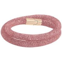 swarovski stardust bracelet pink rose gold plated