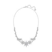 swarovski fizzy necklace white rhodium plated