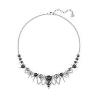 Swarovski Fantastic Necklace Dark Multi Rhodium-plated