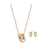 swarovski further set white rose gold plated