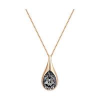 Swarovski Drop Pendant Teal Rose gold-plated