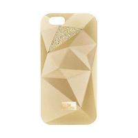 Swarovski Facets Smartphone Case with Bumper, iPhone® 7 Plus, Gold Tone Gold-plated