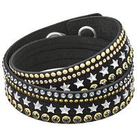 swarovski slake stars bracelet light multi gold plated