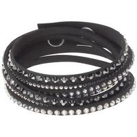 swarovski slake deluxe black bracelet dark multi