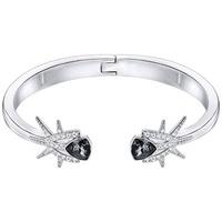 Swarovski Fantastic Bangle Gray Rhodium-plated