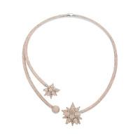 Swarovski Kalix Choker, Palladium plating Pink Rhodium-plated