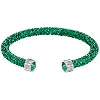 Swarovski Crystaldust Cuff, Green Green Stainless steel