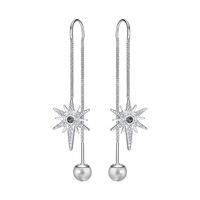 Swarovski Fantastic Pierced Earrings Dark Multi Rhodium-plated