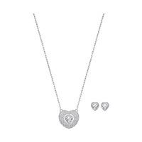 Swarovski Enjoy Set White Rhodium-plated