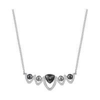 Swarovski Fantastic Necklace Dark Multi Rhodium-plated