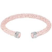 Swarovski Crystaldust Cuff, Pink Pink Stainless steel