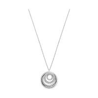 swarovski dynamic pendant gray rhodium plated